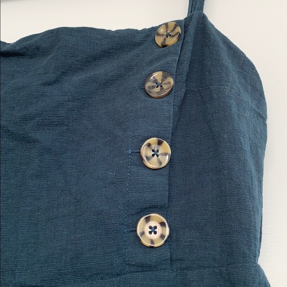 Urban Outfitters Button-Down Linen Mini Dress - Picture 2 of 5